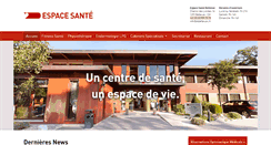 Desktop Screenshot of espace-sante-bellevue.ch